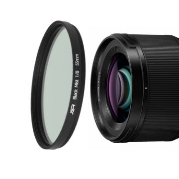 JSR 55mm Black Mist Camera Lens Filter (1/8 Filter) - 1
