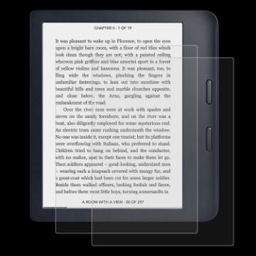 2pcs Tempered Glass Film for Kobo Libra 2 - 9H, 0.3mm, Explosion-proof - 1