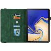 Galaxy Tab S4 10.5 Butterfly Flower Leather Case - Green - 6