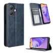 Ulefone Note 21 Retro Leather Phone Case - Magnetic Buckle, Blue - 1