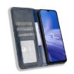 Ulefone Note 19 Blue Leather Case with Magnetic Buckle Retro Texture - 4