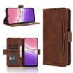 OPPO A5x Leather Phone Case with Card Slots - Brown - 1