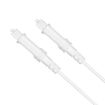 1m White EMK Digital Optical Audio Fiber Cable OD2.2mm - 2