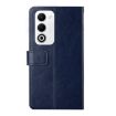OPPO A5 5G Y-Pattern Blue Flip Leather Case - 3