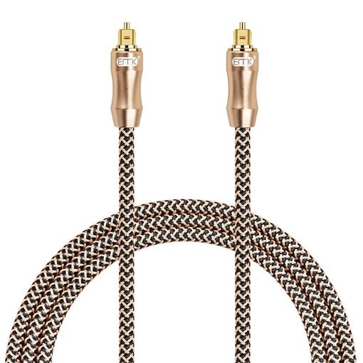 25m EMK Gold-plated TV Digital Audio Optical Fiber Cable - 1
