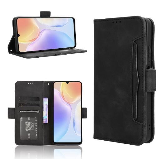 Ulefone Note 20 Pro Leather Case with Card Slots (Black) - 1