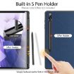 Samsung Galaxy Tab S9+ DUX DUCIS Domo Leather Case (Blue) - 3