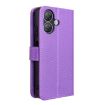 Ulefone Note 21 Purple Leather Case with Diamond Texture - 3