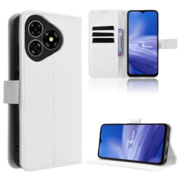 Ulefone Note 19 White Leather Case with Diamond Texture - 1