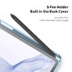 Samsung Galaxy Tab S9+ Blue Leather Case with Sleep/Wake Function - 5