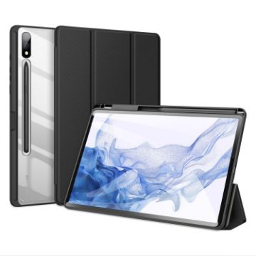 Samsung Galaxy Tab S9+ DUX DUCIS Antiskid Leather Case (Black) - 1