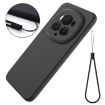 For Honor Magic6 Pro Liquid Silicone Dropproof Phone Case - Black - 2