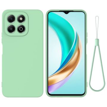 For Honor X6b 4G Green Silicone Dropproof Full Coverage Case - 1