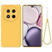 For Honor Magic7 Lite Yellow Silicone Dropproof Phone Case - 1