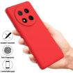 For Honor Magic7 Lite Red Liquid Silicone Dropproof Phone Case - 2
