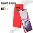 For Honor Magic7 Lite Red Liquid Silicone Dropproof Phone Case - 3