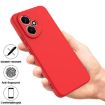 For Honor 400 Red Liquid Silicone Dropproof Phone Case - 2