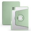 iPad Pro 13 2024 Green 360 Rotation Leather Tablet Case - 1