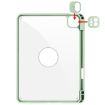 iPad Pro 13 2024 Green 360 Rotation Leather Tablet Case - 5