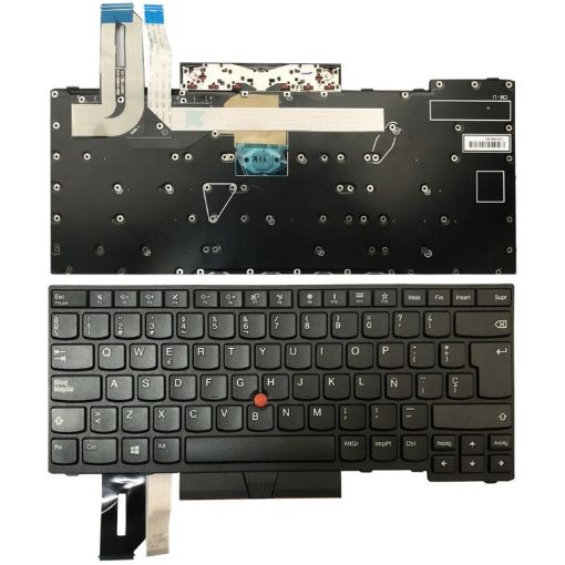 Lenovo ThinkPad E480/E495/L480 Spanish Backlit Keyboard - 1