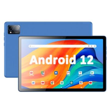 BDF P60 10.1" 4G LTE Tablet, 8GB+256GB, Android 12, Dual SIM, Blue - 1