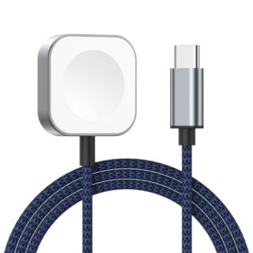 Apple Watch Magnetic Charger with Type-C Interface (Blue) - 1