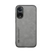 OPPO A78 4G Magnetic Leather Back Case, Light Grey Skin Feel - 2
