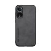 OPPO A78 4G Dark Grey Leather Magnetic Phone Case - 2