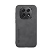 OPPO A5 5G Leather Magnetic Back Case - Dark Grey - 2