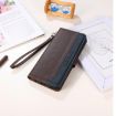 Khazneh Litchi Texture Leather RFID Phone Case, Brown, 160.8mm - 2