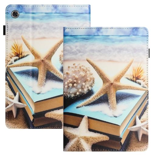 Samsung Galaxy Tab A8 10.5 2021 Litchi Leather Case (Starfish) - 1