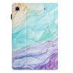 Samsung Galaxy Tab S6 Lite Leather Case (Oil Painting Texture) - 3