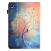 Samsung Galaxy Tab A7 10.4 2020 Leather Case (Oil Painting Tree) - 3