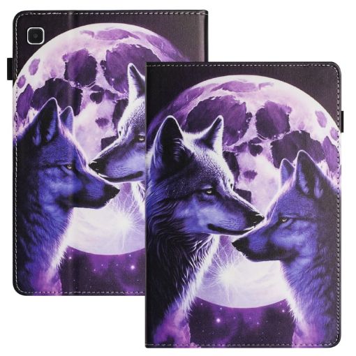 Samsung Galaxy Tab S5e Litchi Texture Leather Case (Wolf) - 1