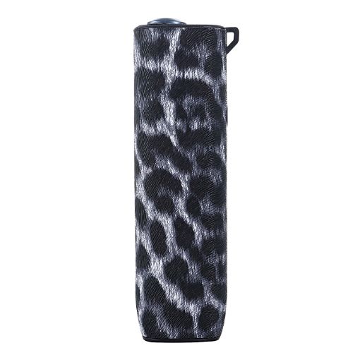 IQOS ILUMA ONE Leopard TPU+PU Leather E-Cig Case with Lanyard (White) - 1