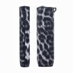 IQOS ILUMA ONE Leopard TPU+PU Leather E-Cig Case with Lanyard (White) - 2