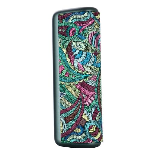 IQOS ILUMA Prime Leather Protective Case - Waist Flower Green - 1