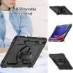 Galaxy Tab S10+/S9+/S9 FE+ Black Silicone Hybrid Protective Case - 4