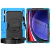 Samsung Galaxy Tab S10+/S9+/S9 FE+ Silicone Hybrid Case (Blue+Black) - 2