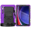 Samsung Galaxy Tab S10+/S9+/S9 FE+ Purple Black Protective Case - 2