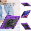 Samsung Galaxy Tab S10+/S9+/S9 FE+ Purple Black Protective Case - 4