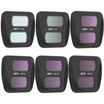 DJI Air 3 JSR KB Series Lens Filter: 6 in 1 STAR CPL ND - 1