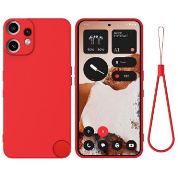 Nothing CMF Phone 2 Pro Red Silicone Dropproof Full Coverage Case - 1