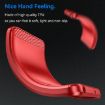 OPPO A3 Red TPU Phone Case with Carbon Fiber Texture - 4