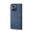 OPPO A5x 4G/5G Denim Texture Flip Leather Case - Blue - 3