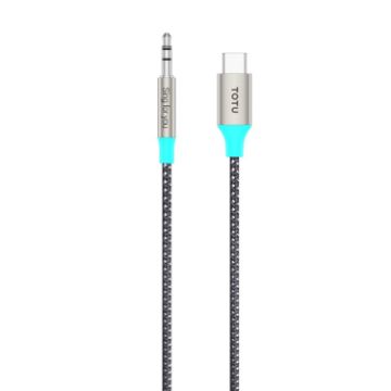 TOTU AD-8 USB-C to 3.5mm AUX Male Audio Adapter Cable - 1
