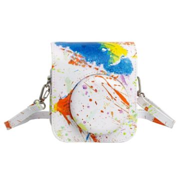 FUJIFILM instax mini 12 Full Body Leather Camera Bag with Strap - 1