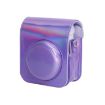 FUJIFILM instax mini 12 Purple Leather Case Bag with Strap - 5