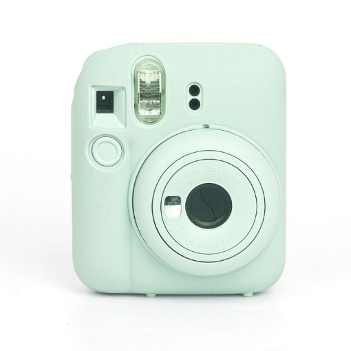 FUJIFILM instax mini 12 Green Soft Silicone Camera Case - 1