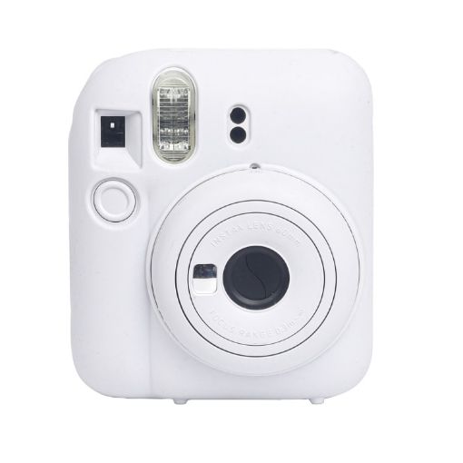 Instax Mini 12 White Silicone Protective Case for FUJIFILM Camera - 1